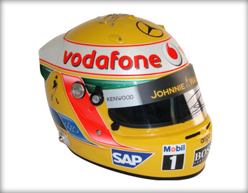 Signed Monaco Helmet