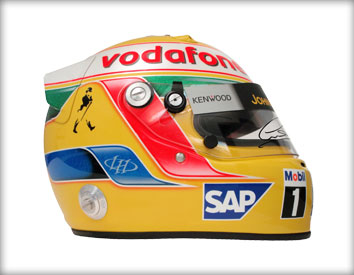 Signed Monaco Helmet