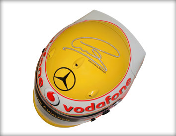 Signed Monaco Helmet