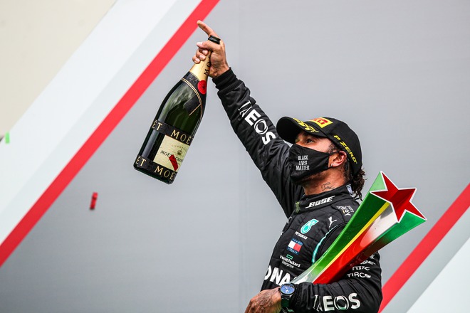 NINETY TWO WINS 🤯Today is beyond my wildest dreams. I couldn’t be here today without my team, continuously innovating and pushing the barrier in this game. I’m so grateful to have you guys by my side through this journey. It doesn’t matter how many Sunday’s we do this, it’s always a challenge. None of this has been easy. It’s been such a privilege to work with you all. I’m thinking of Michael today, I will forever have the utmost admiration and respect for you, it’s truly been an honour to be mentioned in the same sentence as you. And to you&nbsp;#TeamLH, I can’t express how grateful I am for all of you. All I can say is thank you, from the bottom of my heart for always believing in me. Still We Rise 🏆&nbsp;#92