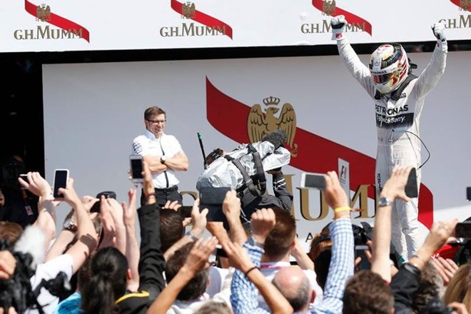 GUYS!!! What a feeling!! What an amazing RACE!! Thank you all for the incredible support, you all are amazing. IT'S GOOD TO BE HOME!!! #BritishGP #Silverstone #TeamLH MERCEDES AMG PETRONAS