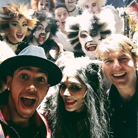 #latergram @nicolescherzy, Tom & I backstage after watching Cats last week! #Grizabella #JellicleCats #ThatSongIsStillStuckInMyHead http://instagram.com/p/xHyycwL05y/