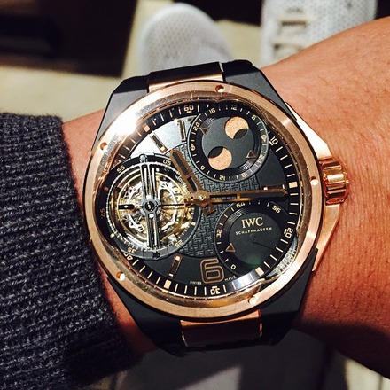 My sick new IWC watch no.7 of 50. Big thank you @iwcwatches #boss #rosegold #bestwatches