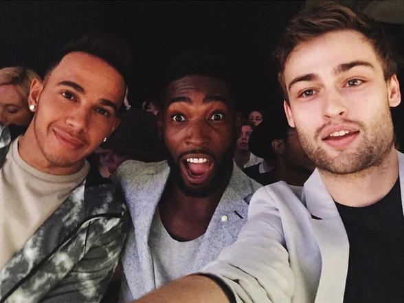 With @tiniegram and @douglasbooth at the TopMan show!