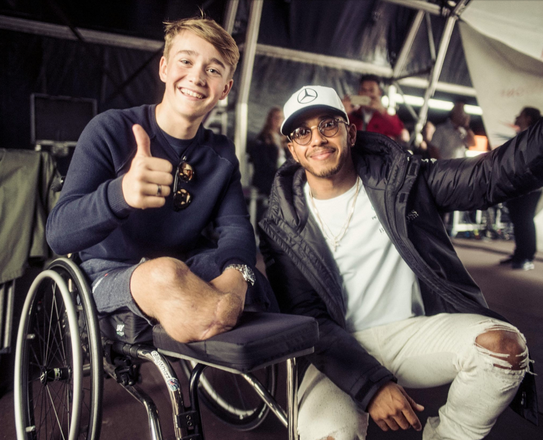 Billy, congratulations on being nominated for Laureus's Sporting Moment of the Year! 🙌🏽 Thank you for being my guest at Silverstone this year, it was an honour to have you. Guys, you can vote for Billy HERE&nbsp;