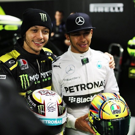 Great to see my friend @valeyellow46 over the weekend at the @monsterenergy Monza Rally Show!