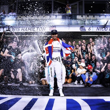 2014 World Champion! #AbuDhabiGP #TeamLH #YasMarinaCircuit @mercedesamgf1