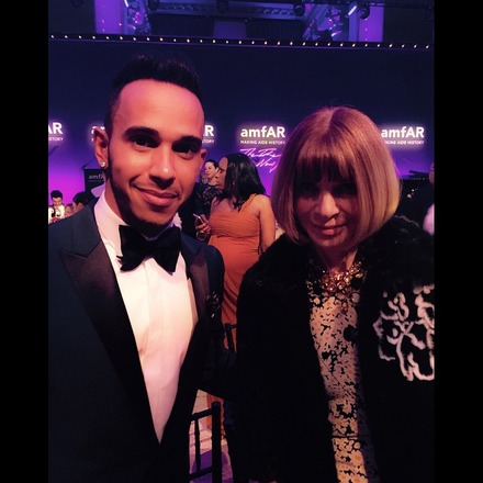 Last night I attended the wonderful @amFAR Gala in NYC, what a remarkable charity, supported by the most humbling and inspiring people. Always an honour to see the incredible #AnnaWintour @voguemagazine #greatcause #makeaidshistory