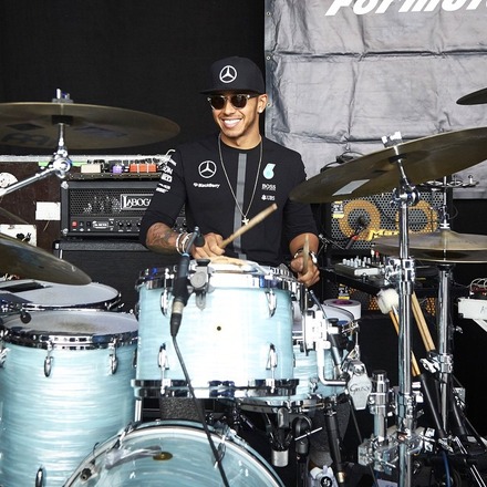 @thedrroyster watch out!! 😄 #DrummerLife #AustrianGP #FunTimes