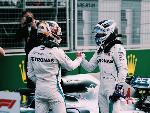 Super close today. The team did a great job overnight and we are a step forward. Looking forward to race day tomorrow. Are you excited? #F1#AzerbaijanGP #TeamLH #mercedesamgf1