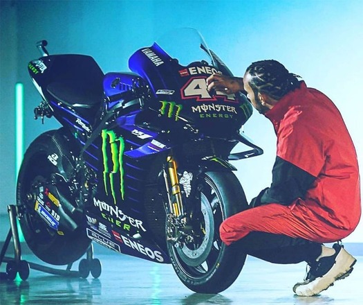 This bike is something else. I had so much fun getting to ride this last week and trying my hardest to keep up with the legend Valentino Rossi. Can’t wait to do it again. Big thanks to Monster Energy 🔥