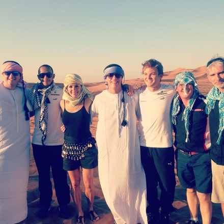 Sky v Merc. Herbert/Hill v Hamilton/Rosberg. Who's your money on? #sandracing #skyf1 via @NataliePinkham on Twitter